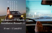 Mohamed El Khatib. L'Installation Renault 12. Du 20 au 25 juin 2017 à Tours. Indre-et-loire.  09H00